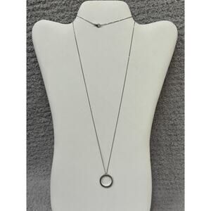 Monica Rich Kosann Sterling Silver Hope Love Win Necklace 28" #63565